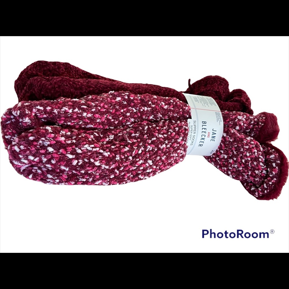 🧦 Jane and Bleecker Slipper Socks NWT